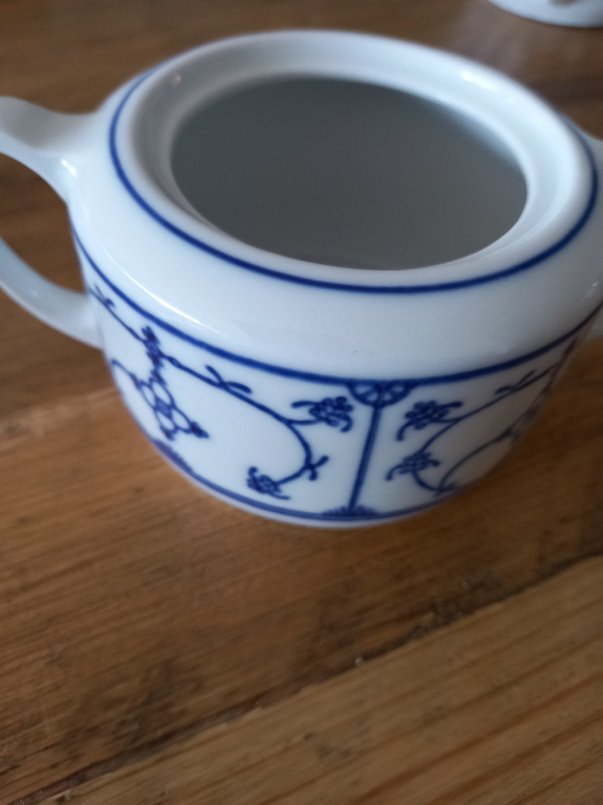 saks blau jager suikerpot, Ophalen