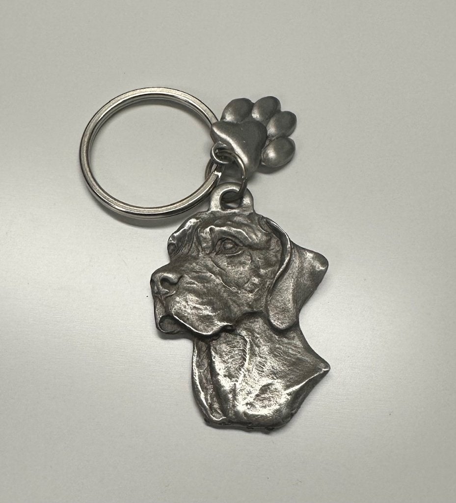 Sleutelhanger Duitse Staande korthaar - tin, Nieuw, Ophalen of Verzenden, Nvt, Merk