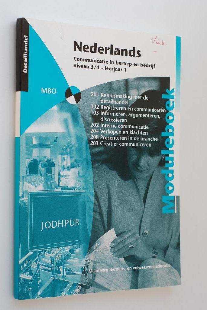 Nederlands Detailhandel Moduleboek MBO (1997), Boeken, Verzenden, Alpha, Zo goed als nieuw, MBO