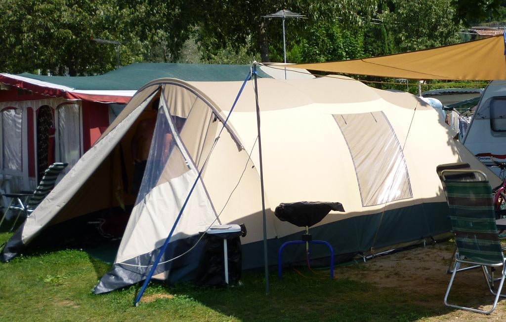 Baco 3500 tunneltent, Caravans en Kamperen, Ophalen, Gebruikt, Tot en met 4