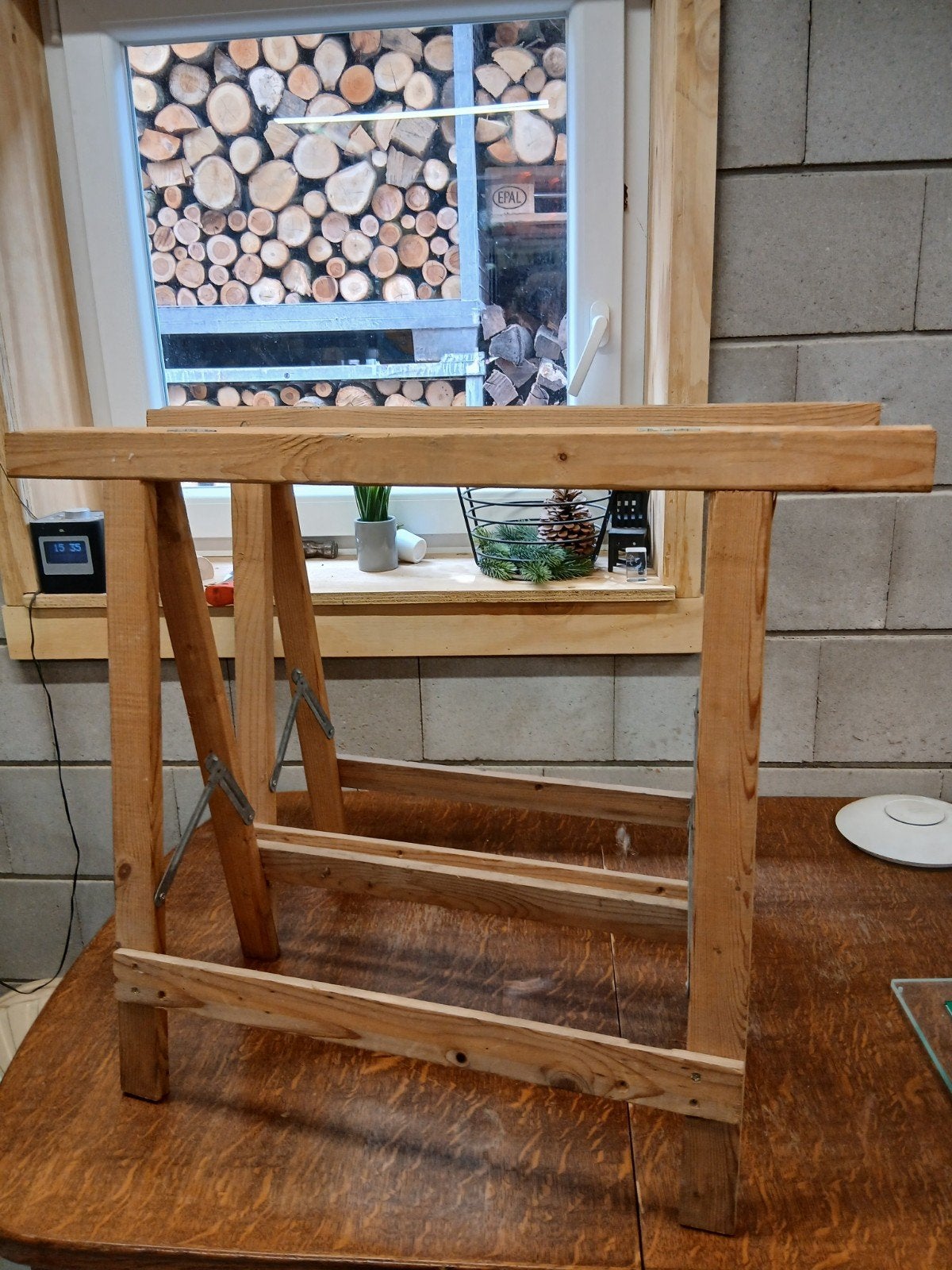 Schragen lage hout, Ophalen, Gebruikt, Overige typen, Minder dan 2 meter