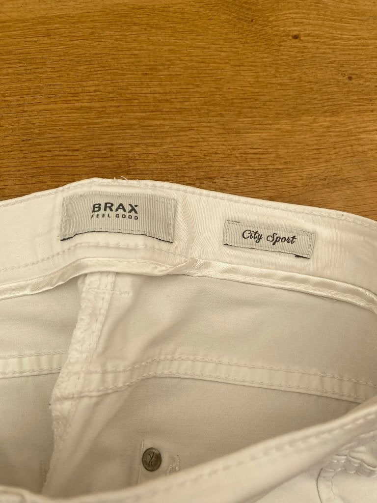 Dameskleding, Wit, Sneakers of Gympen, Gedragen, BRAX