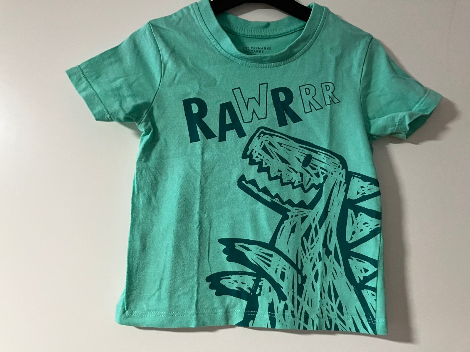Leuk T-shirt met Dino Print maat 86, Kinderen en Baby's, Babykleding | Maat 86, Ophalen of Verzenden, Zo goed als nieuw, Jongetje