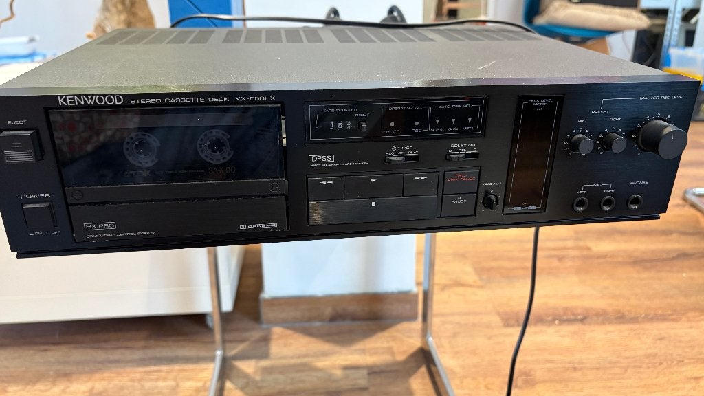 Kenwood cassette deck, Audio, Tv en Foto, Ophalen, Enkel, Kenwood, Tiptoetsen