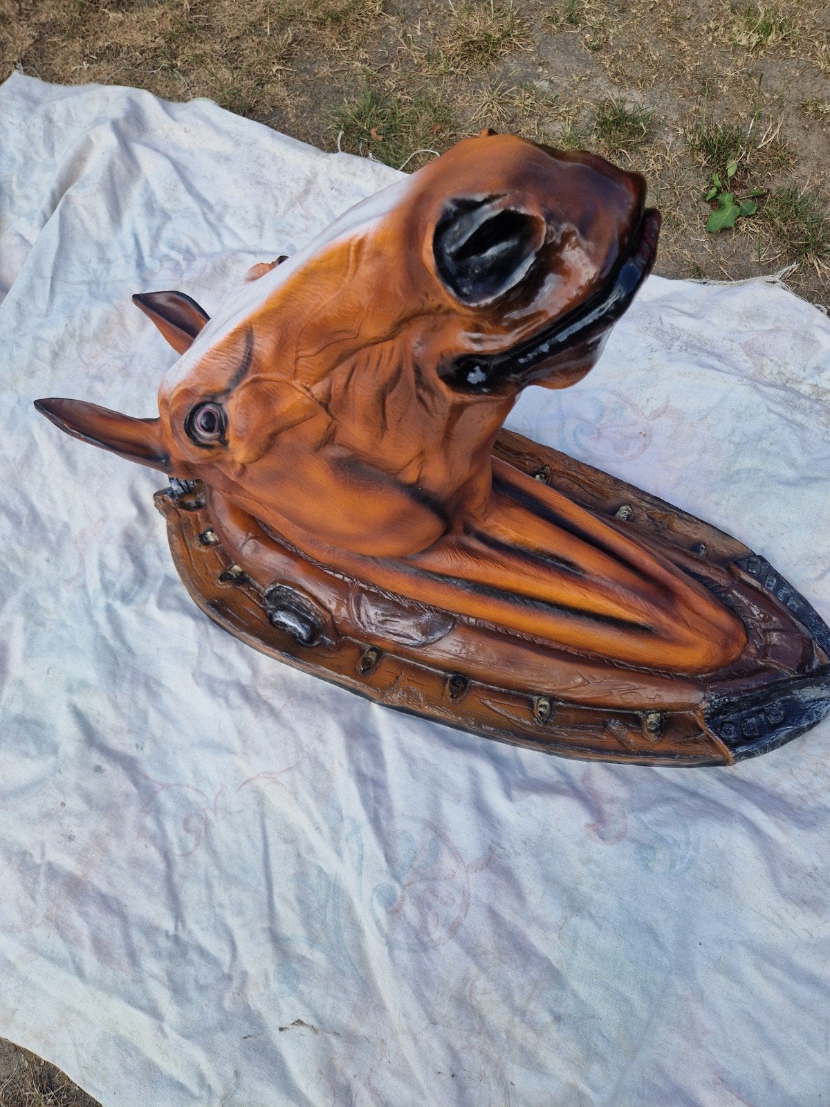 Mooi zwaar polyester paardenhoofd - Decoratief, Ophalen of Verzenden