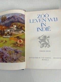 Zoo leven wij in Indie, 1945, 4e druk, Ophalen, 20e eeuw of later, Gelezen