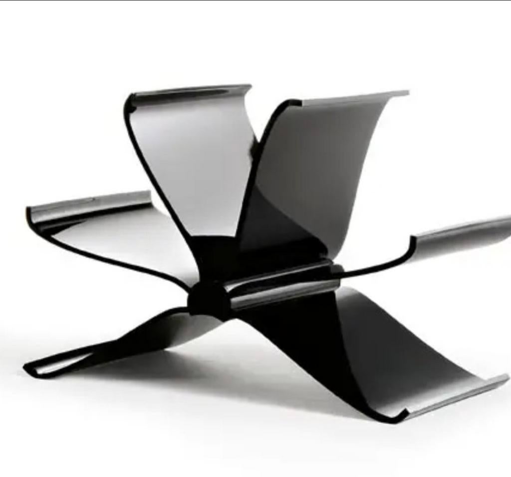 Kartell Front Page Tijdschriftenrek - Zwart Polycarbonaat, Ophalen of Verzenden