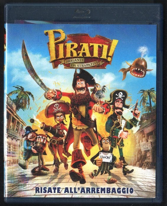 De Piraten! - The Pirates! Blu-ray. NL audio+subs!, Film, Ophalen of Verzenden, Italiaans, Gebruikt