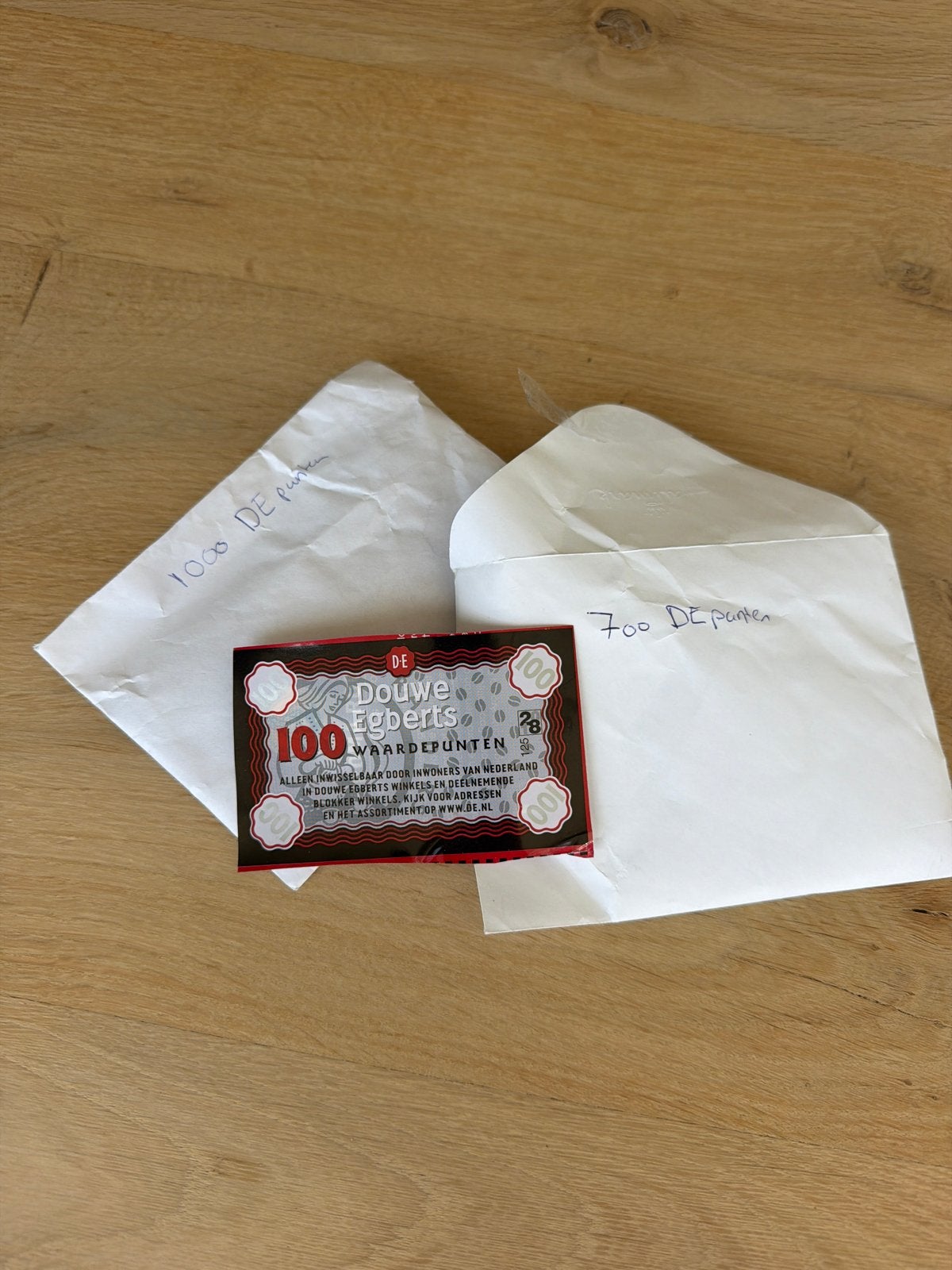 Ruim 1700 Douwe Egberts waardepunten, Ophalen of Verzenden, Nieuw