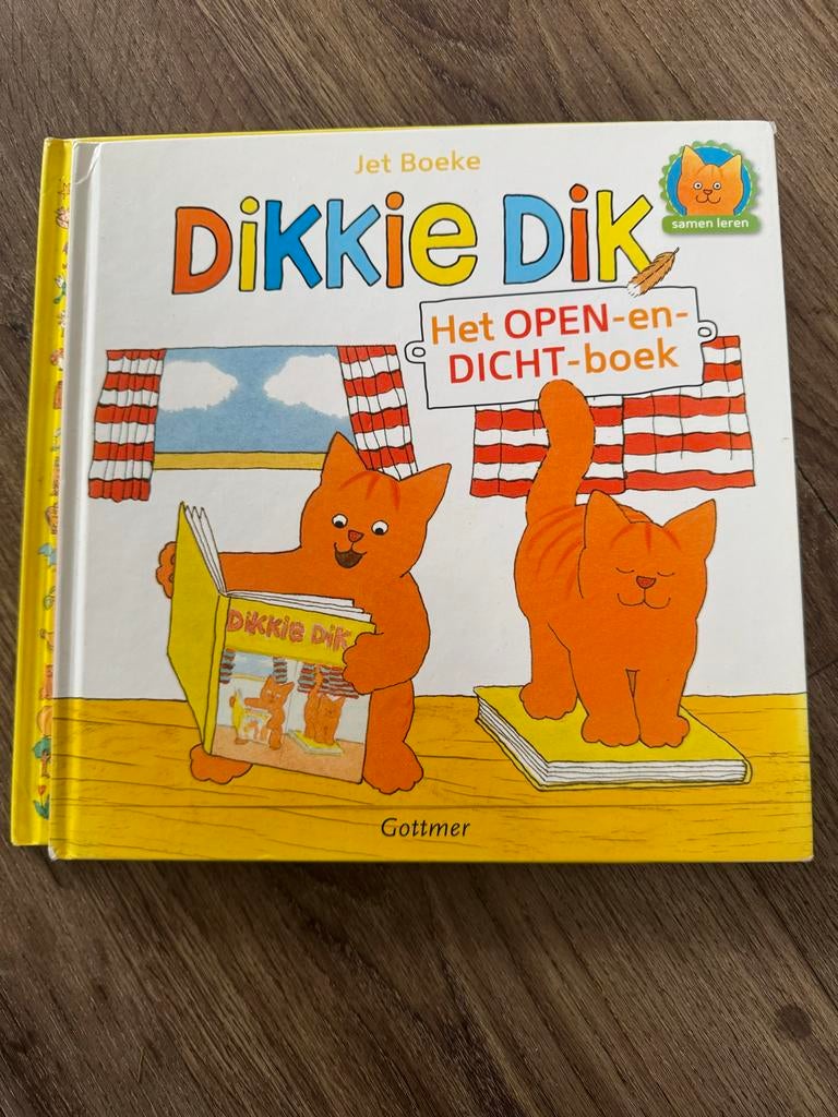 Dikkie Dik Het OPEN-en-DICHT-boek, Boeken, Kinderboeken | Baby's en Peuters, Ophalen of Verzenden, Zo goed als nieuw, Uitklap-, Voel- of Ontdekboek