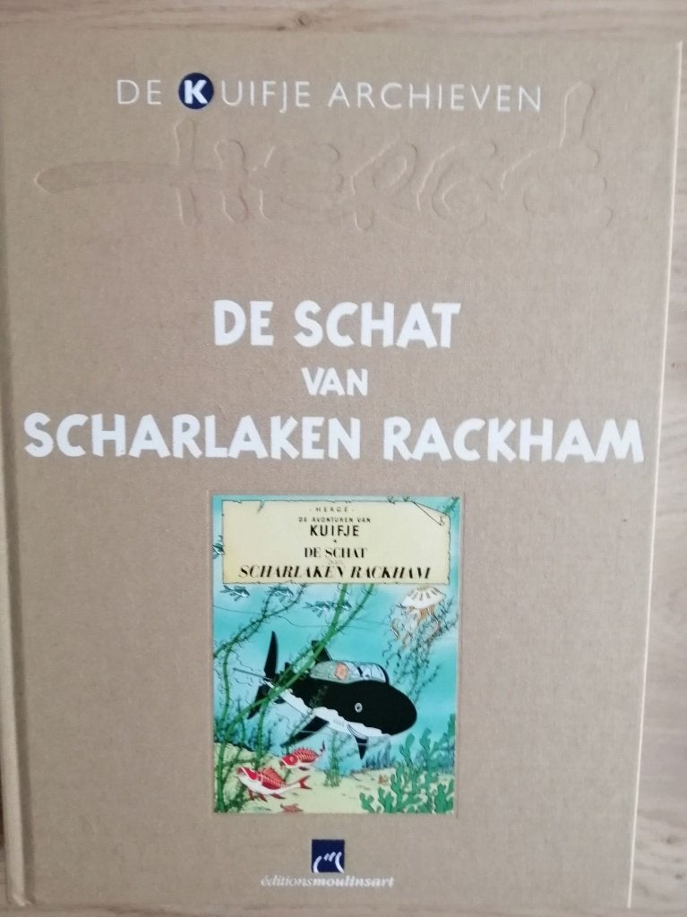 Stripboek Kuifje Scharlaken Rackham', Meerdere stripboeken, Ophalen of Verzenden, Nieuw, Hergé