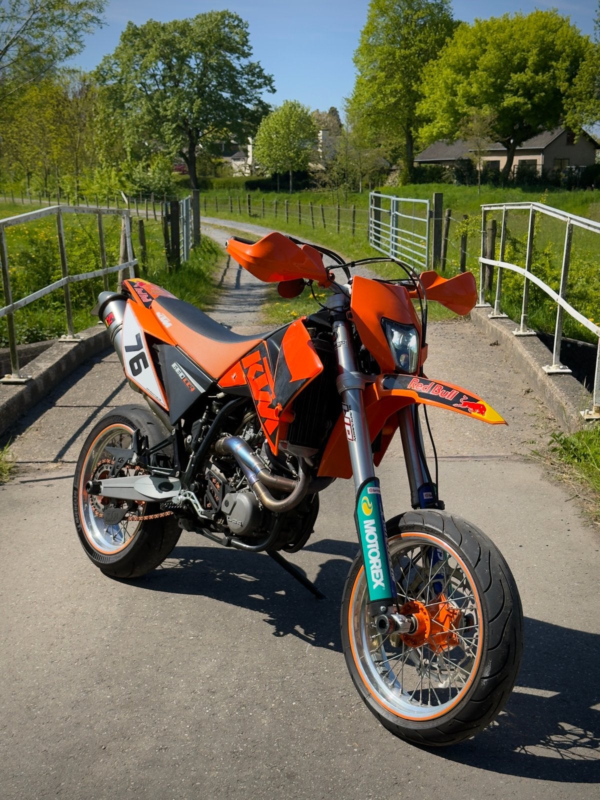 KTM 660 SMC ‘03, Sportuitlaat, Motorrijbewijs A, Gebruikt, Particulier