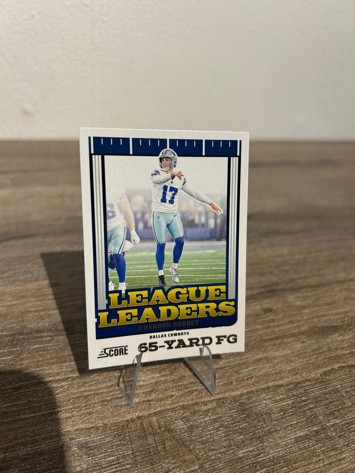 Brandon Aubrey 2025 Panini Score Football #15 Dallas Cowboys, Ophalen of Verzenden, Zo goed als nieuw, Buitenlandse clubs, Poster, Plaatje of Sticker
