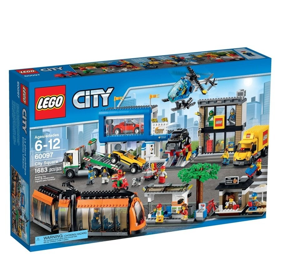 LEGO City 60097: Stadsplein           * 't LEGOhuis *, Lego, Nieuw, Ophalen of Verzenden, X