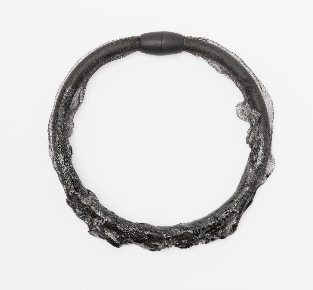 Cautero ketting NIEUW zwart, Sieraden, Tassen en Uiterlijk, Kettingen, Verzenden, Nieuw, Zwart, Overige materialen