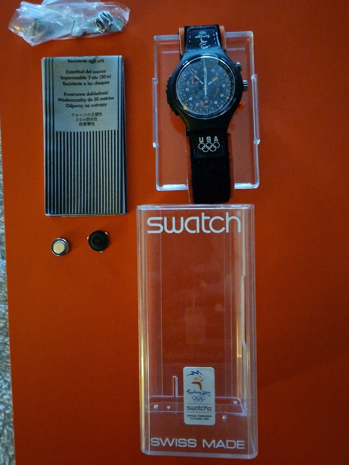 Swatch Chrono-Alarm Sydney 2000 Olympische Spelen Horloge, Ophalen of Verzenden, Nieuw, Swatch