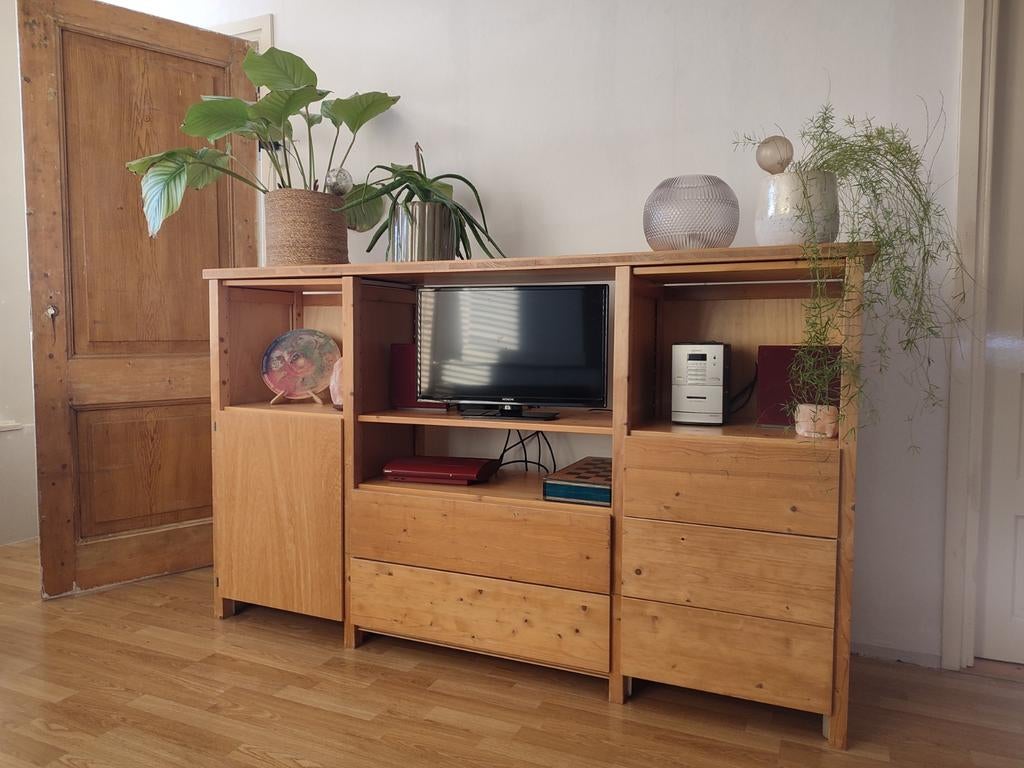 Lundia kast, halfopen, met lades en deurtje, Ophalen, Gebruikt, Met deur(en), Modern, Scandinavisch