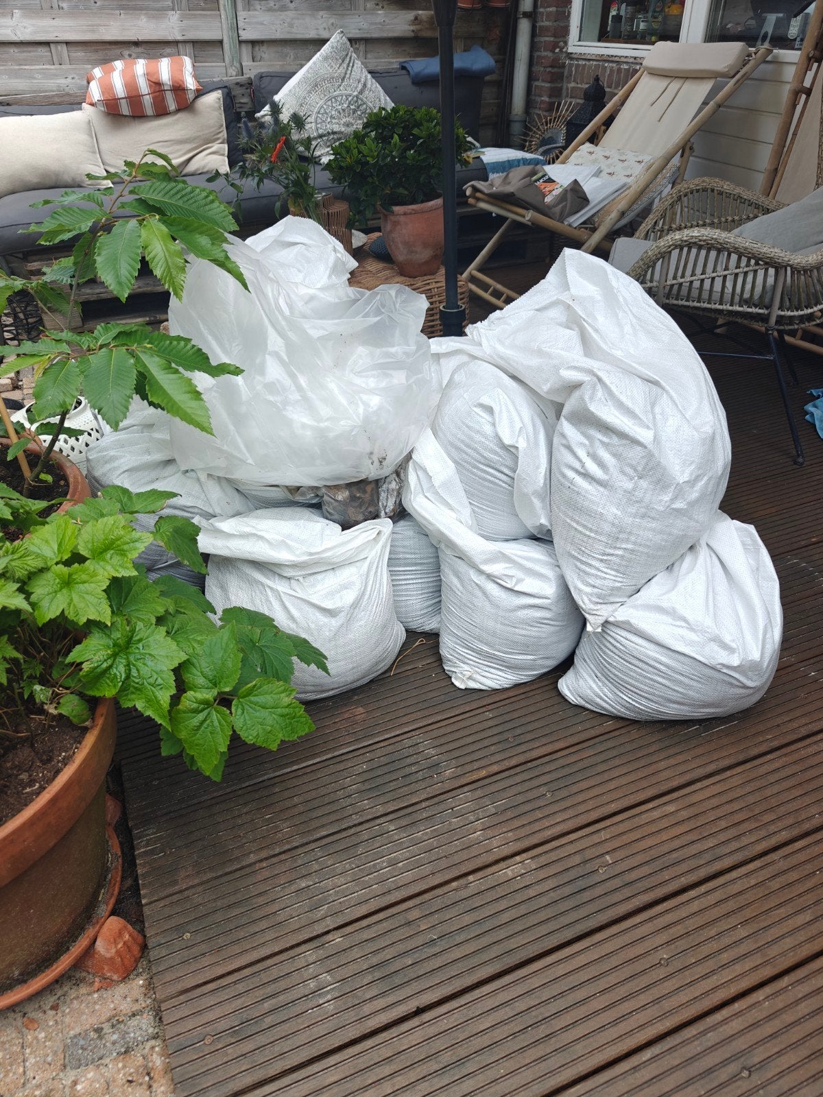 Zakken met zand - gratis af te halen, Tuin en Terras, Zand, Ophalen, Gebruikt, Ophoogzand