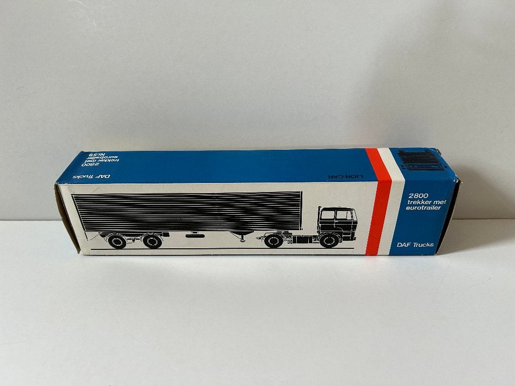 Lion Car DAF 95  Blue Band, Ophalen of Verzenden, Zo goed als nieuw, Bus of Vrachtwagen, Lion Toys