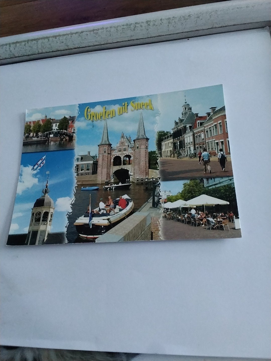 Ansichtkaart Groeten uit Sneek - Gelopen, Verzamelen, Ophalen of Verzenden