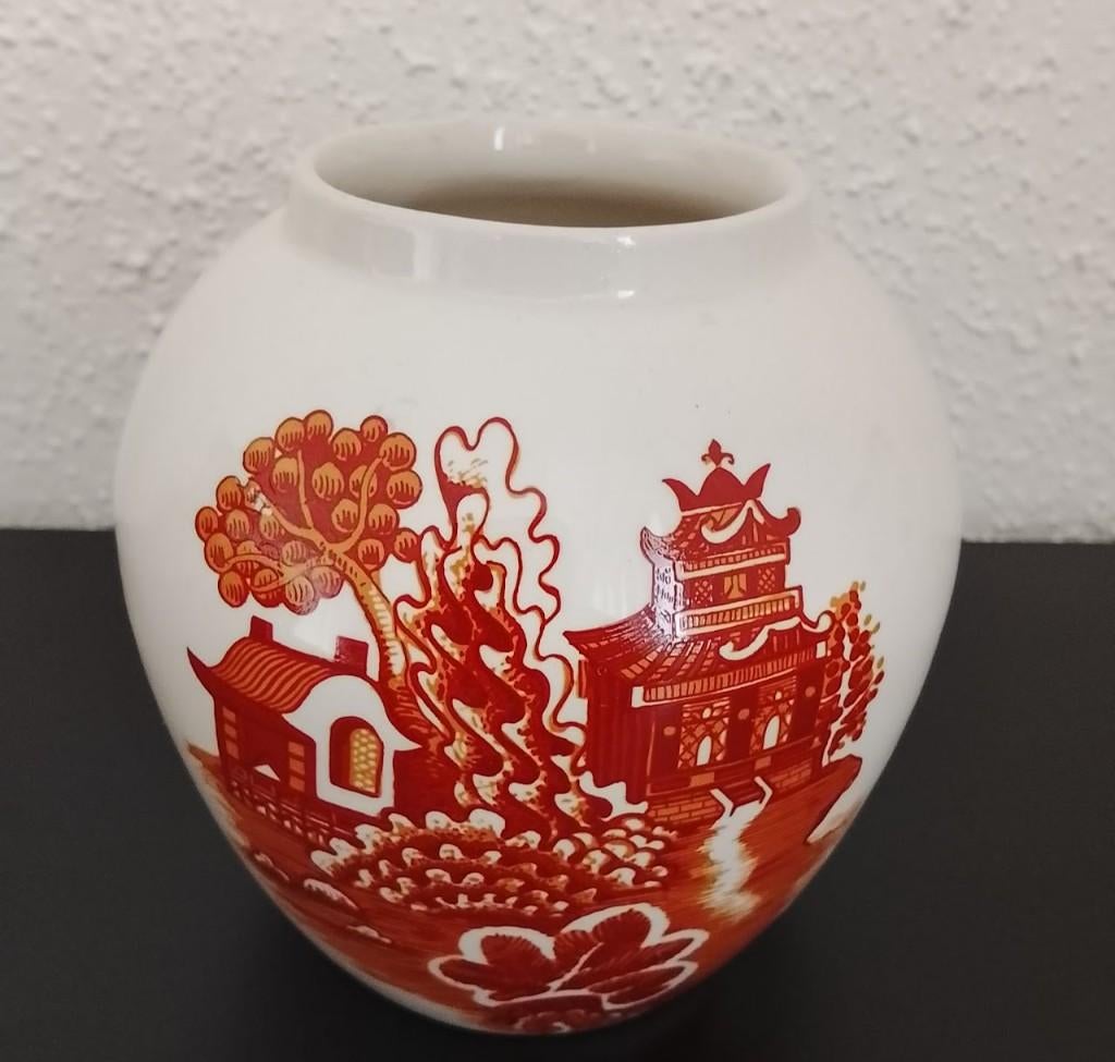 Pot van Royal Cauldon Bristol Ironstone "Willow"-collectie., Antiek en Kunst, Antiek | Keramiek en Aardewerk, Verzenden