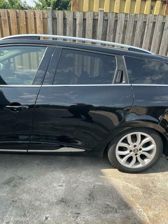 Achterdeur links linksachter zwart Renault Clio IV ('12-'19), Gebruikt, Ophalen of Verzenden, Achter, Renault