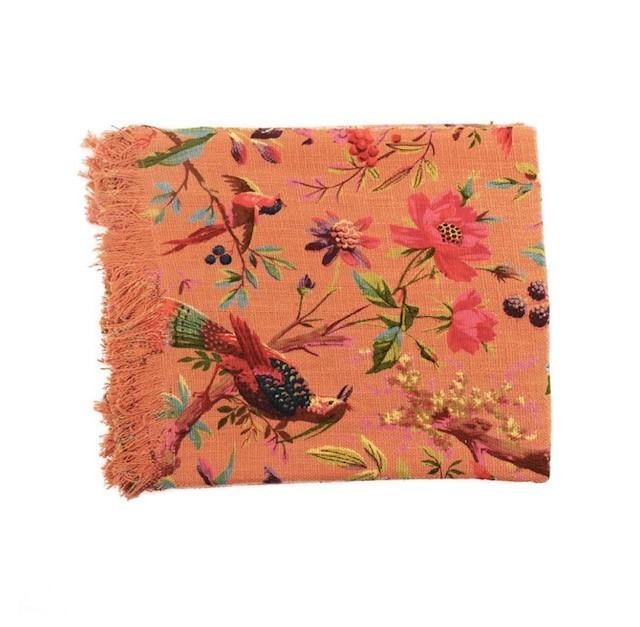 Blush oranje plaid tafelkleed picknickkleed paradise Imbarro, -, -, Nieuw, Ophalen of Verzenden