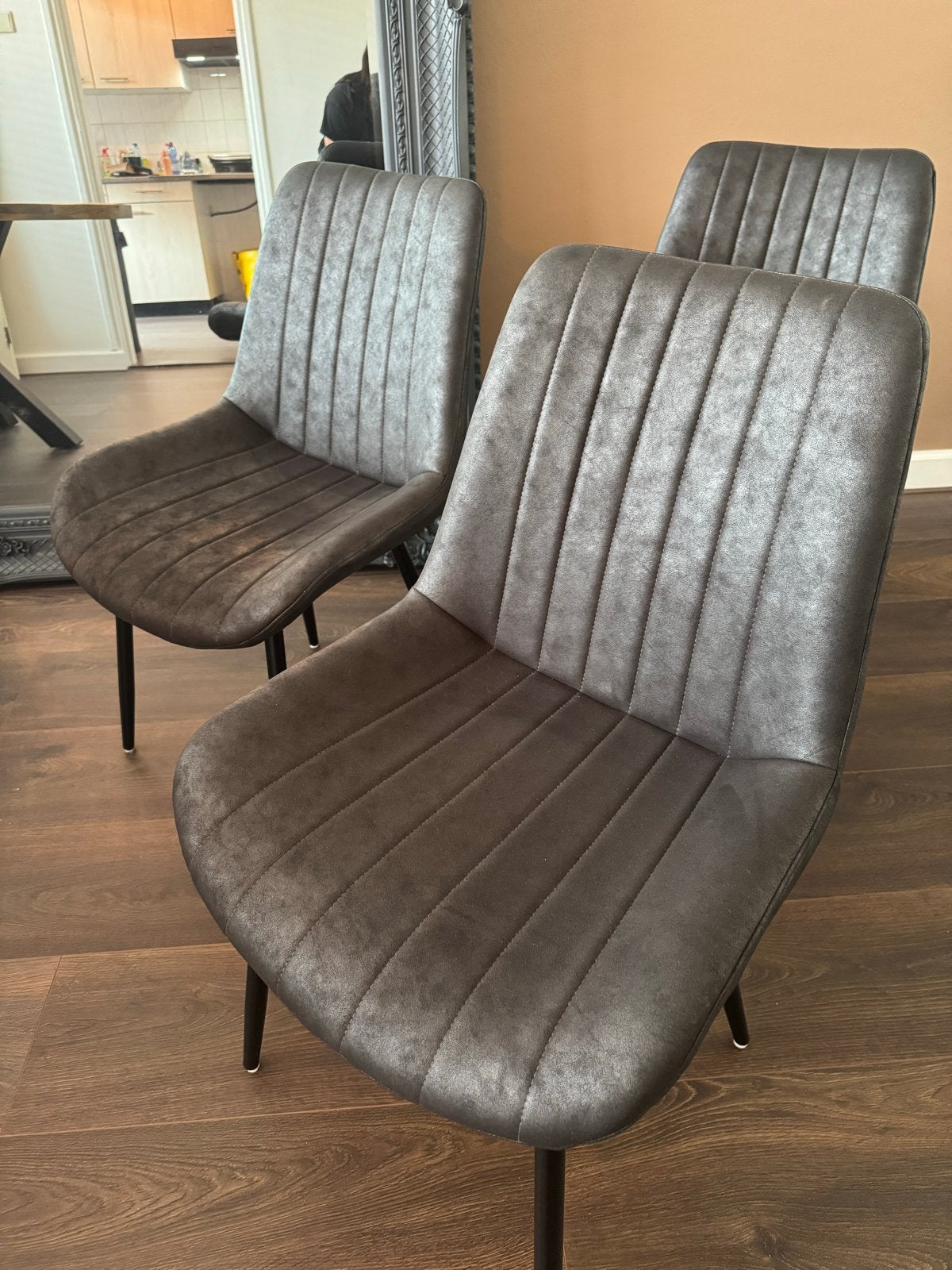 OPHALEN 6 NIEUWE eetkamerstoelen, vaste prijs!, Ophalen, Nieuw, Vijf, Zes of meer stoelen, Stof
