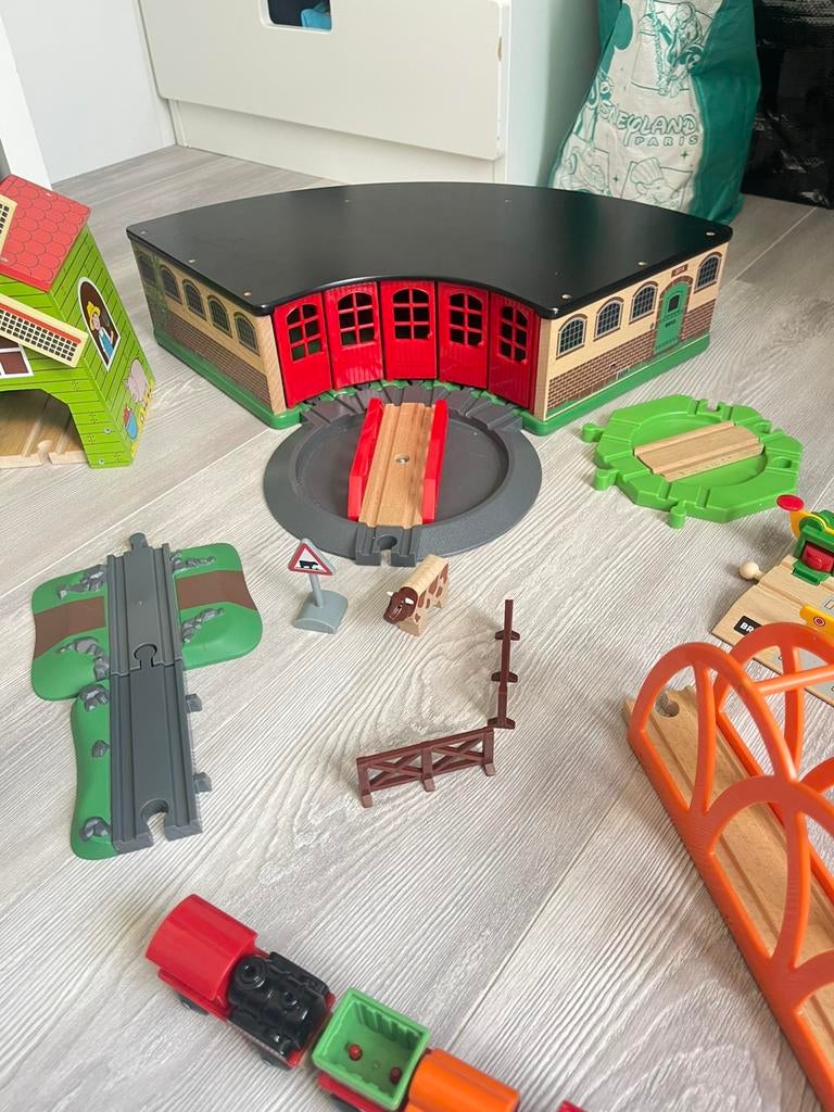 Volledige brio treinbaan, Ophalen, Zo goed als nieuw