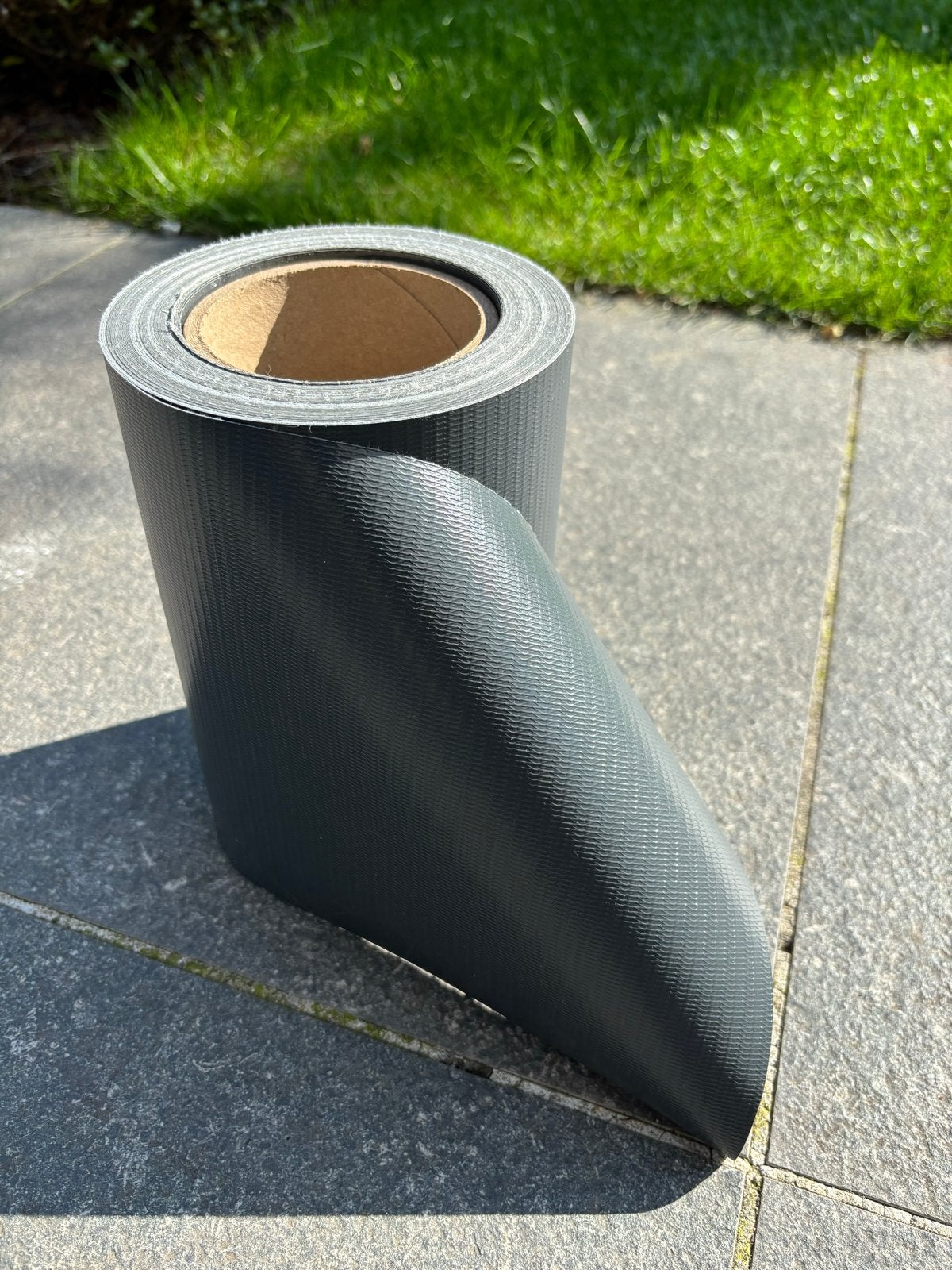 Vlechtband voor hekwerk - Antraciet, 19 cm breed, Tuin en Terras, Tuinhekken en Hekwerk, Ophalen, Nieuw, Kunststof, Dubbelstaafmat hekwerk