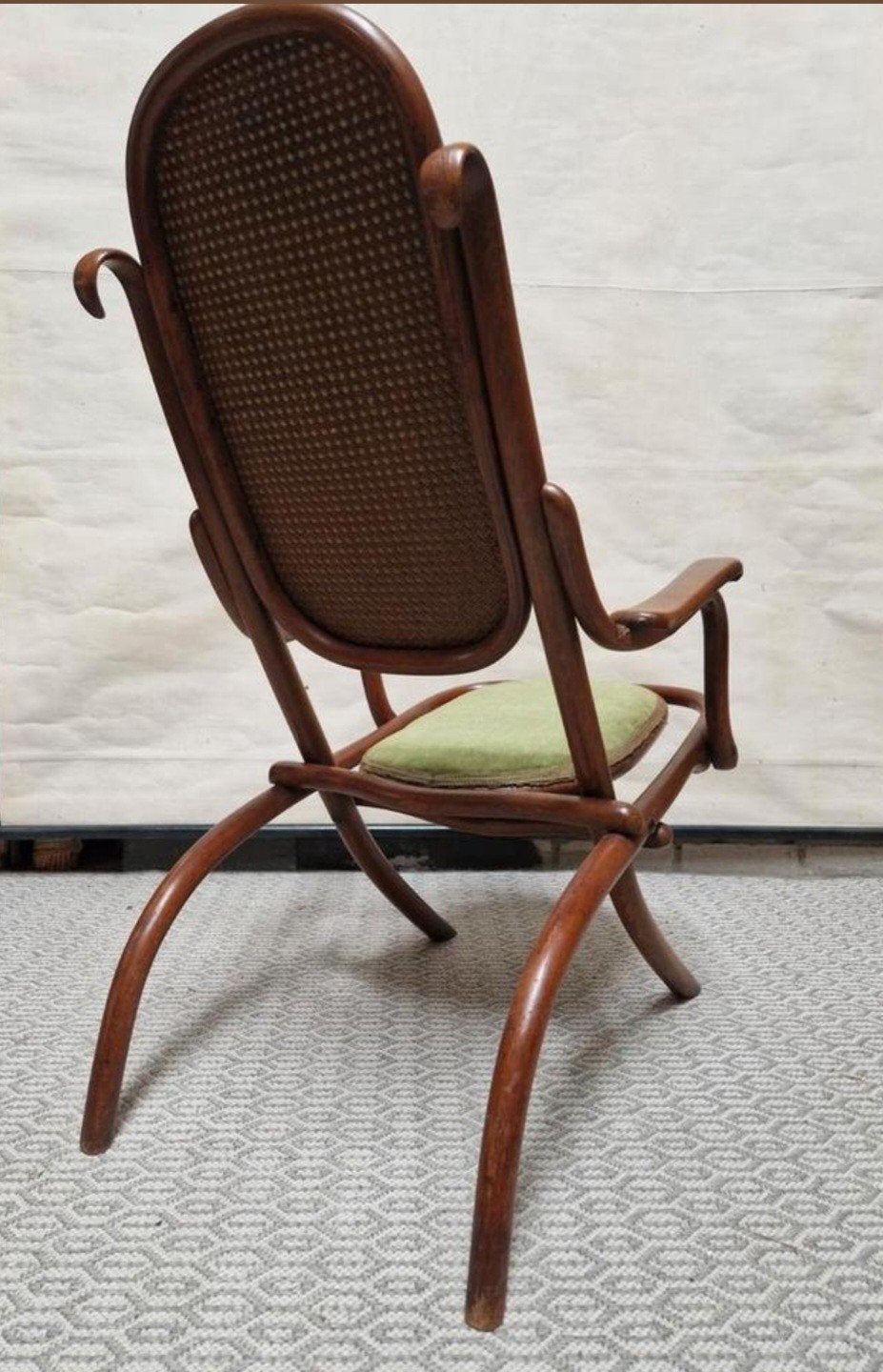 prachtige vintage Thonet stoel /klapstoel nr 1/ easy chair, Ophalen, Huis en Inrichting