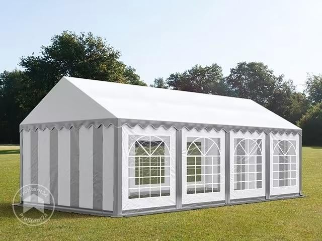 Partytent 8x4 mtr., Ophalen, Gebruikt, Partytent, 2 meter of meer