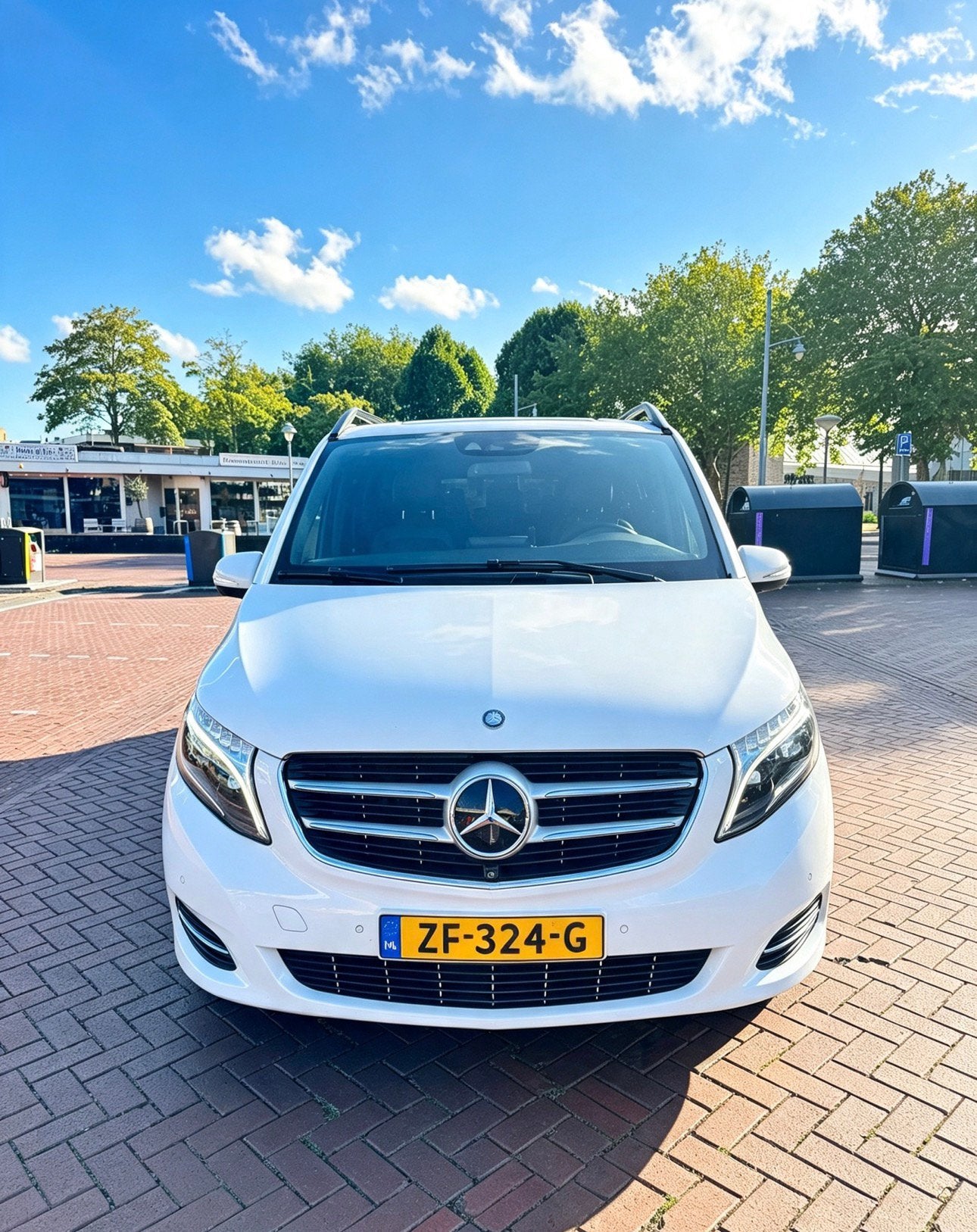 Mercedes-Benz V-Klasse 250 d 190pk Extra Lang 7G-TRONIC 2015, Auto's, Mercedes-Benz, 2000 kg, 255 €/maand, Wit, Leder