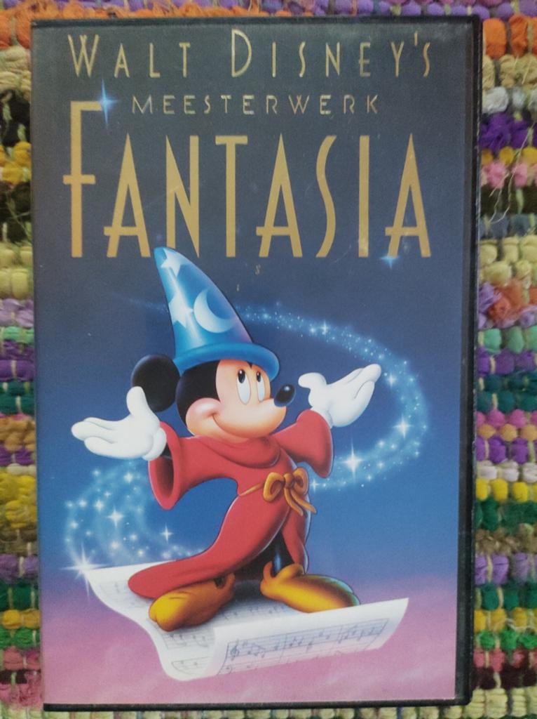 Walt Disney Fantasia VHS - Nederlands Gesproke, Gebruikt, Tekenfilm, Alle leeftijden, Ophalen of Verzenden