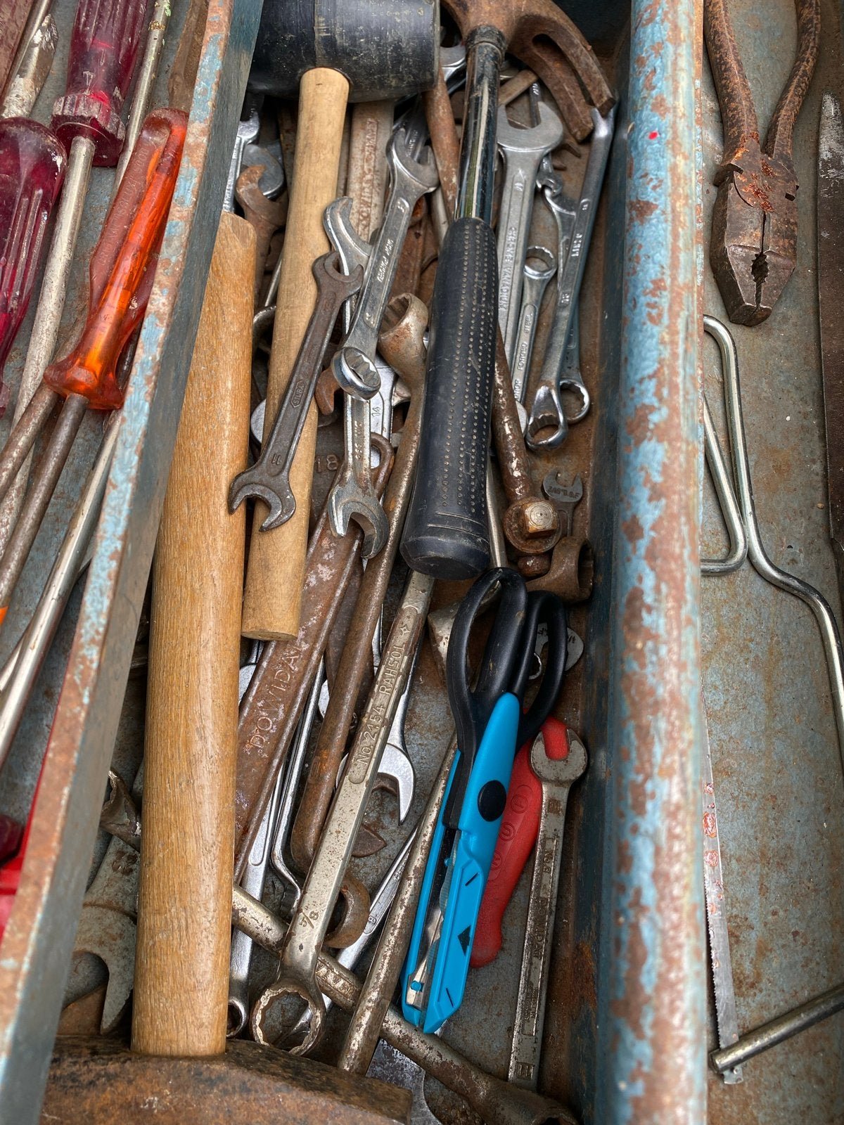 Gevulde gereedschapskist met diverse handgereedschappen, Ophalen, Gebruikt, Gereedschapsset