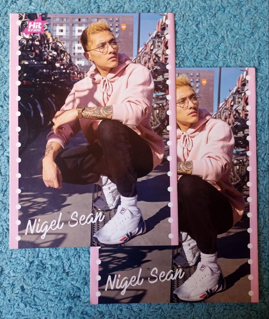 Nigel Sean posters hitkrant, Rechthoekig Staand, A4 of kleiner, Nieuw, Ophalen of Verzenden