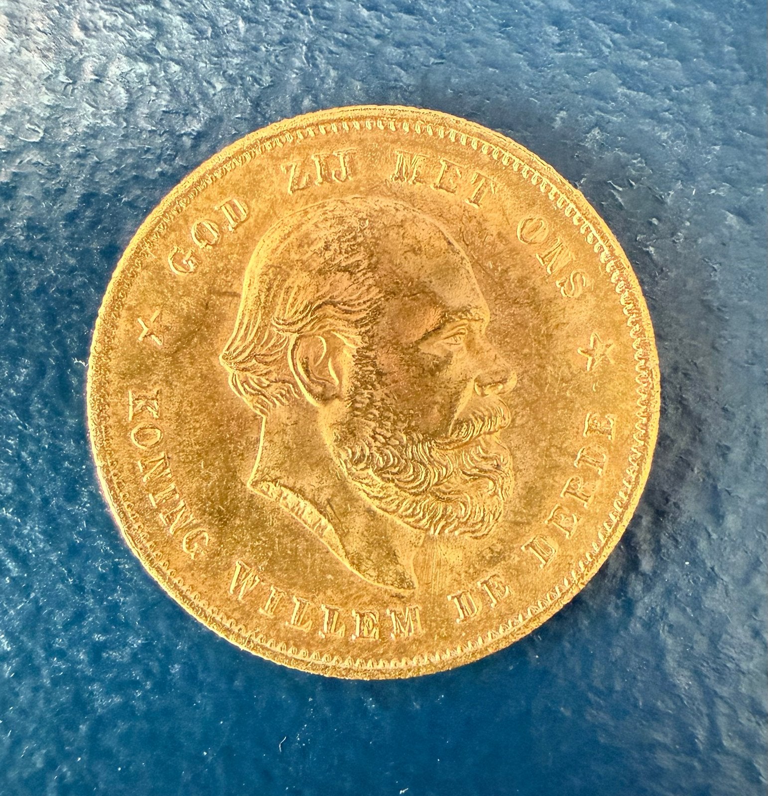 Gouden 10 Gulden Koning Willem III 1879, Postzegels en Munten, Ophalen, Koning Willem III, Goud, Losse munt