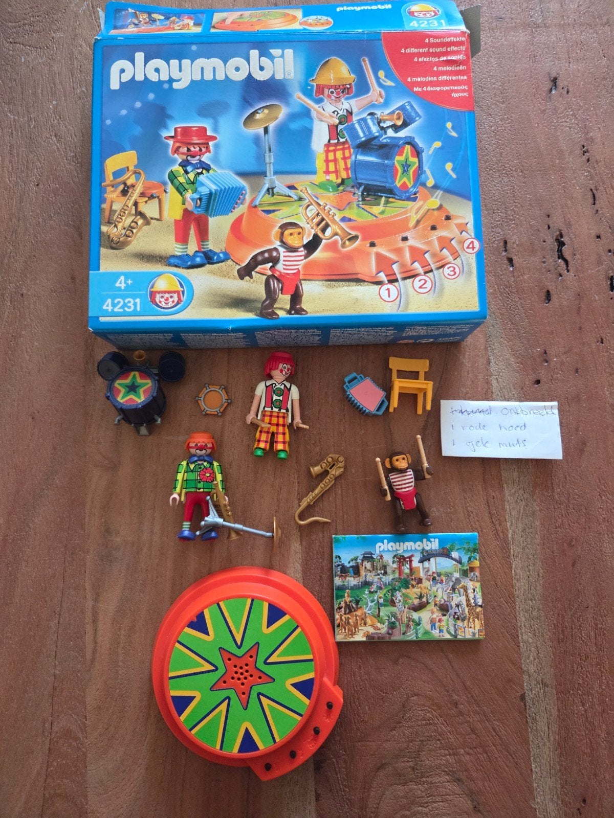 Playmobil 4231 Circus muziekband met  Geluid, Ophalen, Zo goed als nieuw