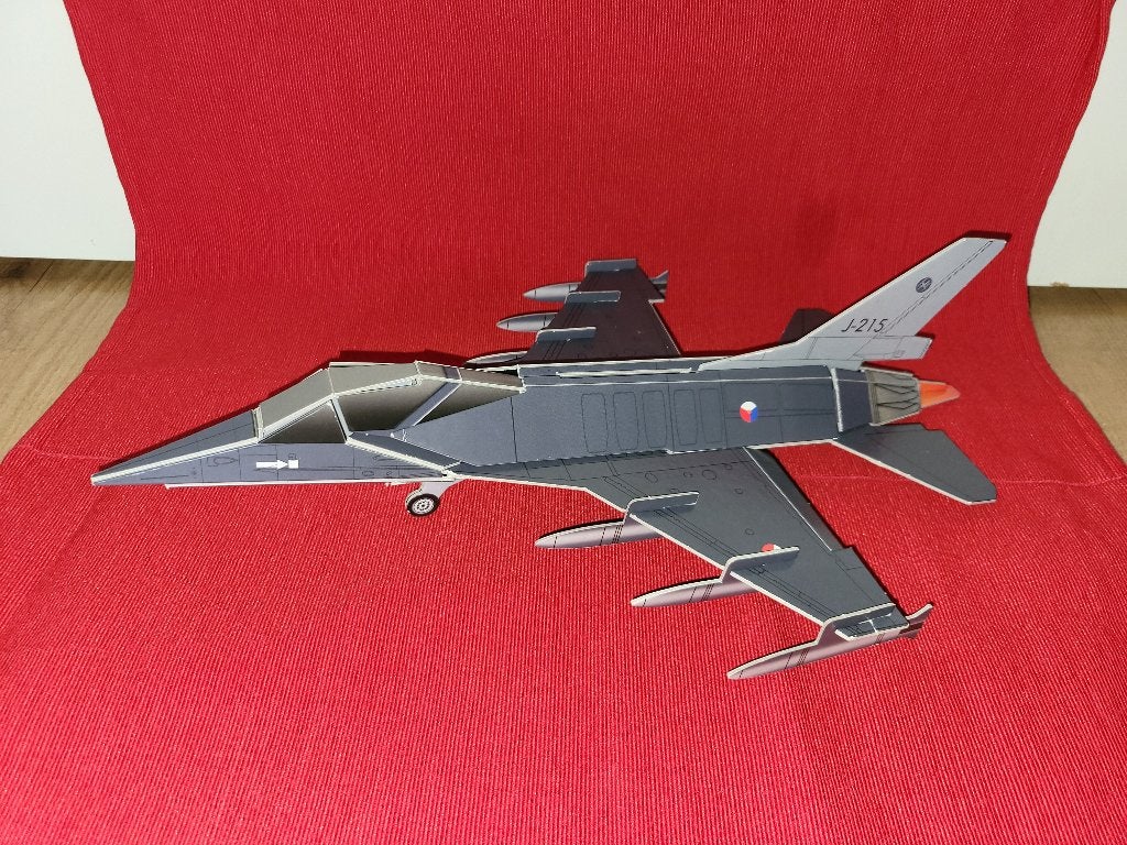 F-16A Fighting Falcon bouwplaat/3D-model, 1:72 tot 1:144, Nieuw, Vliegtuig, Ophalen