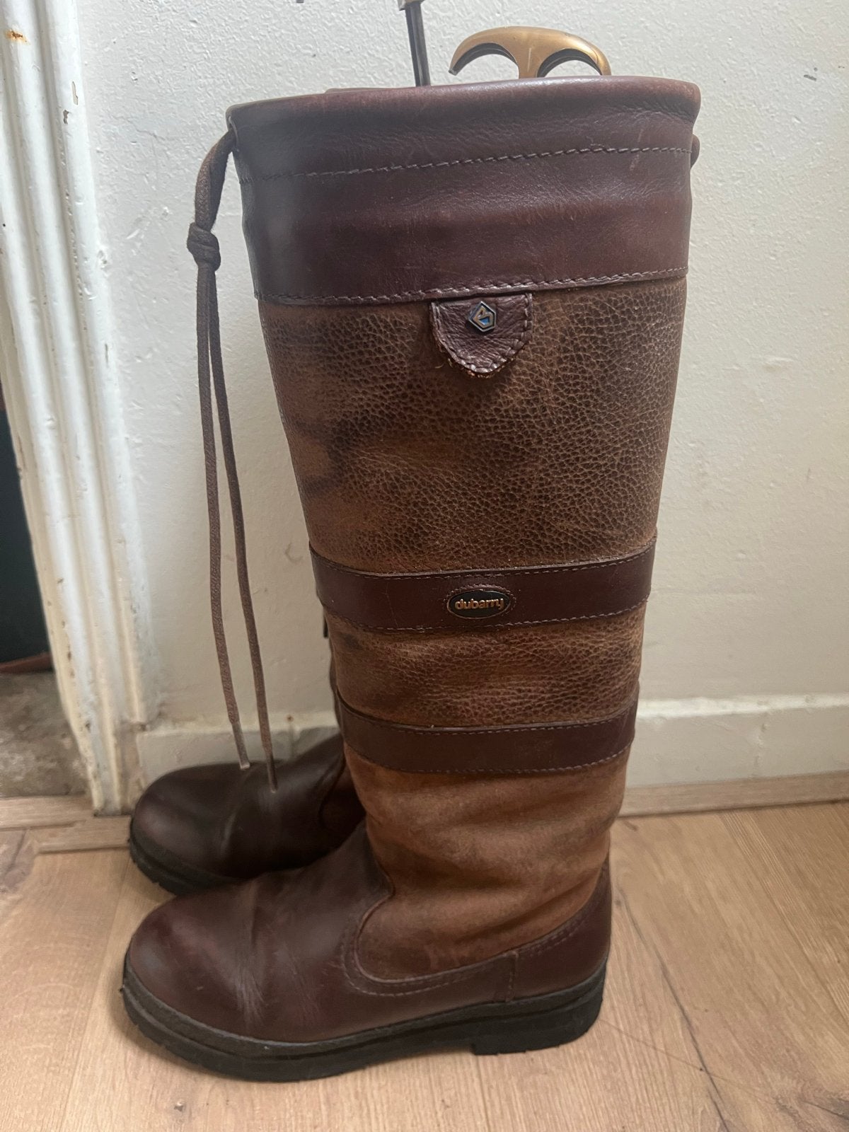 Dubarry laarzen maat 37 met nieuwe zool, Ophalen of Verzenden, Gedragen, Bruin, Hoge laarzen