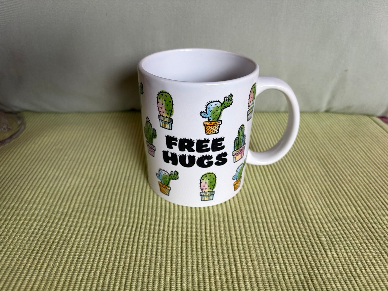 Grote mok cactus, Ophalen of Verzenden, Overige stijlen, Kop(pen) en/of Schotel(s), Glas
