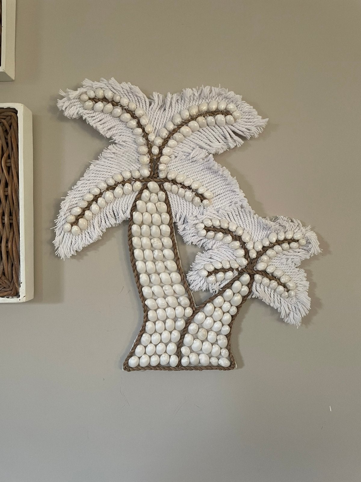 Nieuw schelpen duo palmboom, Ophalen of Verzenden, Nieuw