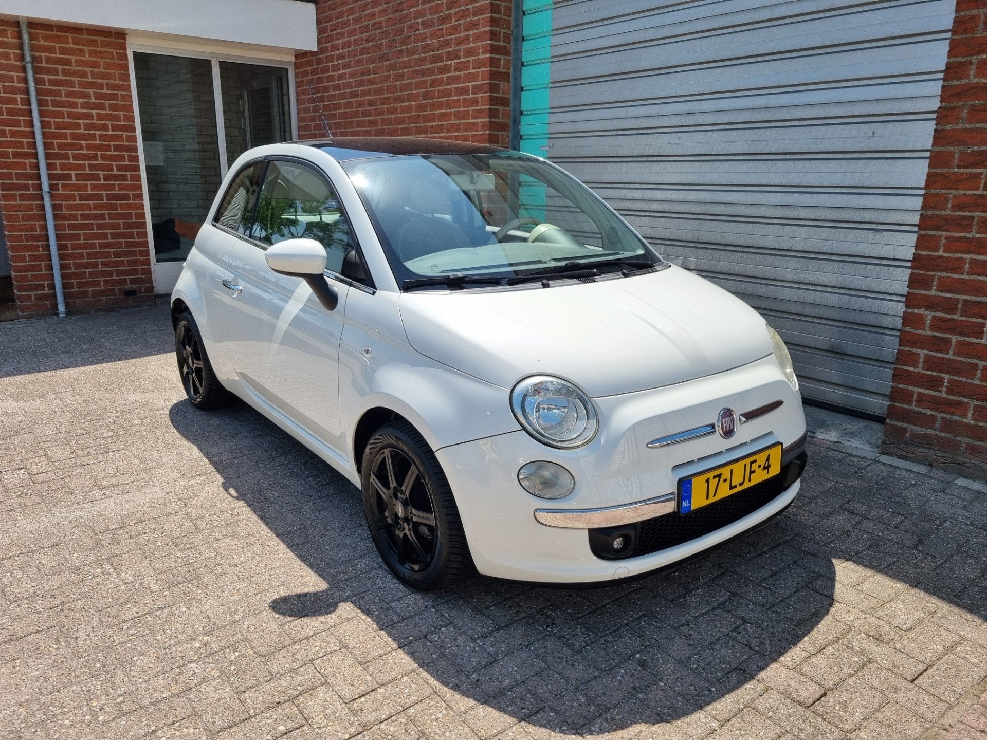 Fiat 500 1.2 Lounge 3-Drs Airco! Panoramadak! Bj:2009, Auto's, Fiat, Gebruikt, 1242 cc, 4 cilinders, 840 kg