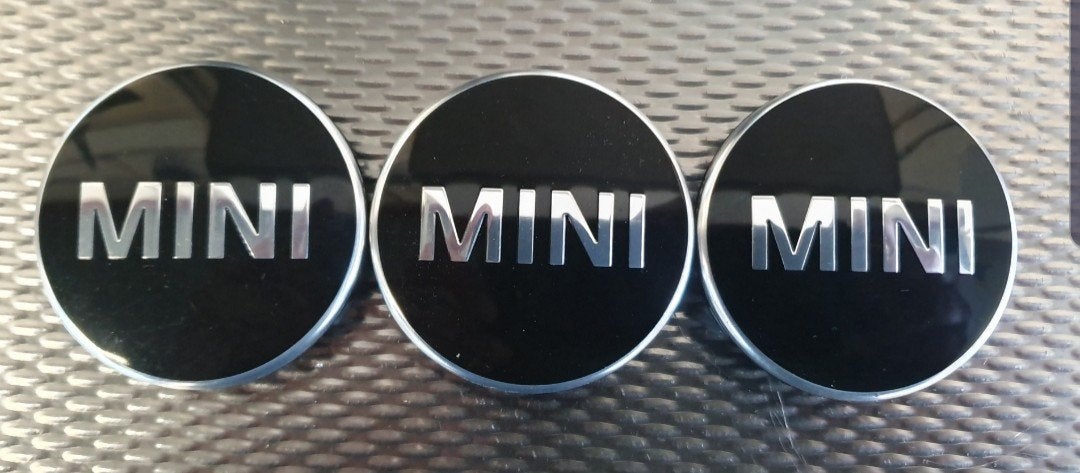 3x ORIGINELE MINI COOPER NAAFDOPPEN 56mm zgan, Auto diversen, Wieldoppen, Ophalen of Verzenden, Zo goed als nieuw