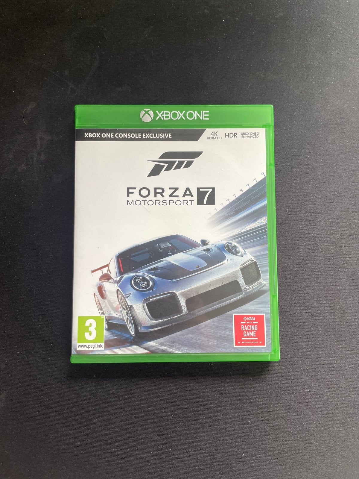 Forza Motorsport 7 Xbox One - Uitstekende Staat + Garantie, Spelcomputers en Games, Online, One Microsoft Place, South County Business Park, Dublin D18 P521 IRELAND; Registered Office: 70 Sir Rogerson's Quay, Dublin D02 R296 IRELAND