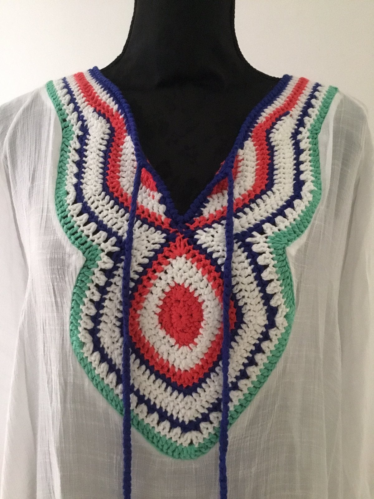 Boho tuniek maat xl, Verzenden, Zo goed als nieuw, Maat 46/48 (XL) of groter, Korte mouw