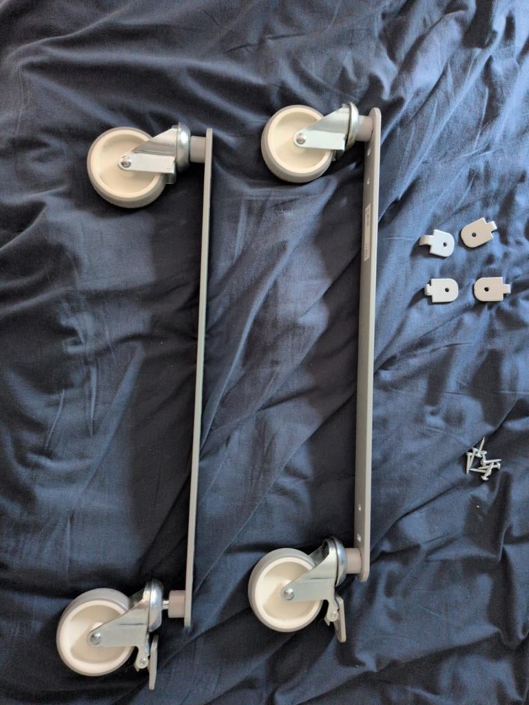 IKEA KALLAX Wieltjes (2 stuks) - Zwenkwielen met rem, Ophalen