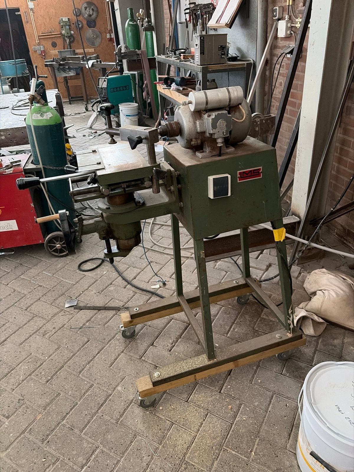 IMS langgat boormachine, Ophalen
