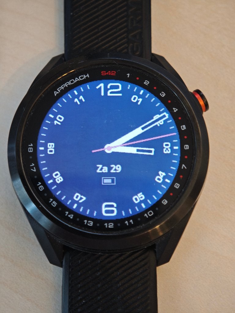 Garmin Approach S42 Golfhorloge – Zeer nette staat, Ophalen, Zwart, Garmin Approach, Zo goed als nieuw