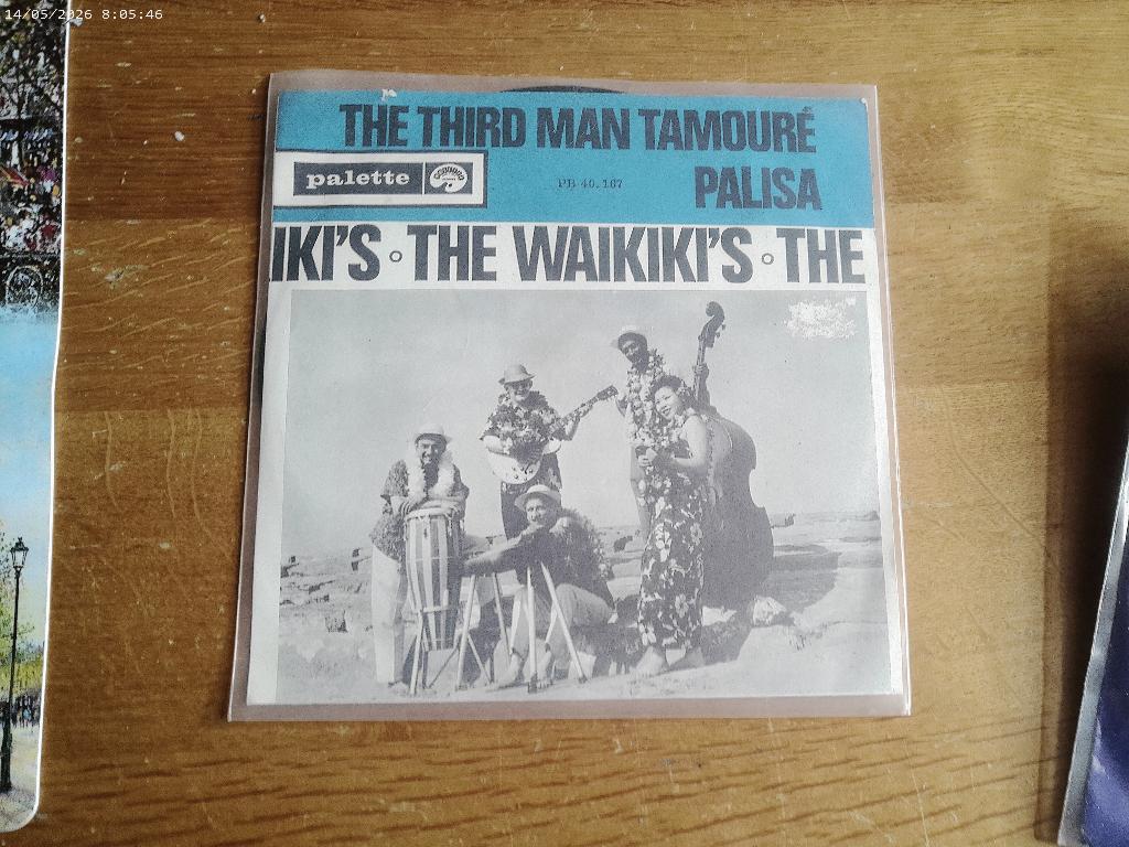 The Waikiki's - The Third man Taoure / Palisa, Gebruikt, Fotohoes, 7 inch, Single